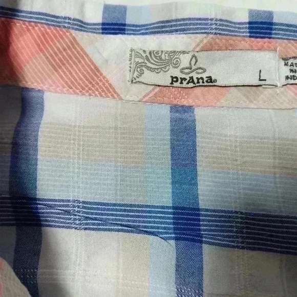 Prana Cotton Sleeveless button down shirt. Ladies size L - Picture 5 of 5
